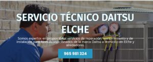 Servicio Técnico Daitsu Elche 965217105