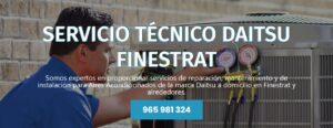 Servicio Técnico Daitsu Finestrat 965217105