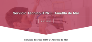 Servicio Técnico HTW L’Ametlla de Mar 977208381