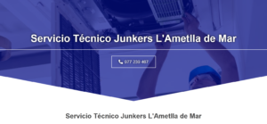 Servicio Técnico Junkers L’Ametlla de Mar 977208381