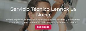 Servicio Técnico Lennox La Nucia 965217105