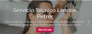 Servicio Técnico Lennox Petrer 965217105