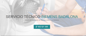 Servicio Técnico Siemens Badalona 934242687