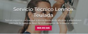 Servicio Técnico Lennox Teulada 965217105