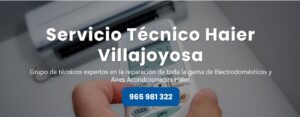 Servicio Técnico Haier Villajoyosa 965217105