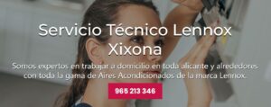 Servicio Técnico Lennox Xixona 965217105