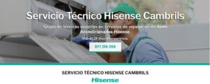 Servicio Técnico Hisense Cambrils 977208381