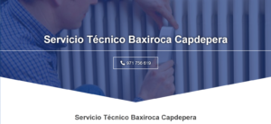 Servicio Técnico Baxiroca Capdepera 971727793