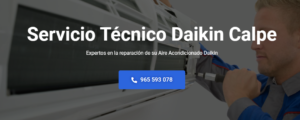 Servicio Técnico Daikin Calpe 965217105