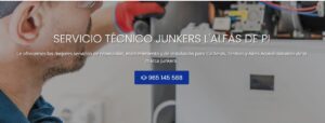 Servicio Técnico Junkers L’Alfàs de Pi Tlf: 965217105