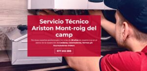Servicio Técnico Ariston Mont-roig del camp 977208381
