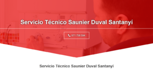 Servicio Técnico Saunier Duval Santanyí 971727793