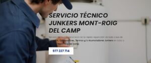 Servicio Técnico Junkers Mont-roig del camp 977208381