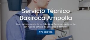 Servicio Técnico Baxiroca Ampolla 977208381