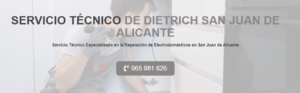 Servicio Técnico De Dietrich San Juan de Alicante 965 217 105