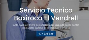 Servicio Técnico Baxiroca El Vendrell 977208381