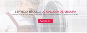Servicio Técnico LG Callosa de Segura 965217105