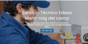 Servicio Técnico Edesa Mont-roig del camp 977208381