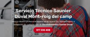 Servicio Técnico Saunier Duval Mont-roig del camp 977208381