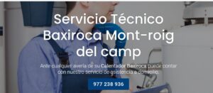 Servicio Técnico Baxiroca Mont-roig del camp 977208381