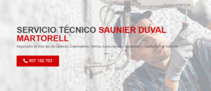 Servicio Técnico Saunier Duval Martorell 934242687