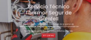 Servicio Técnico Thermor Segur de Calafell 977208381