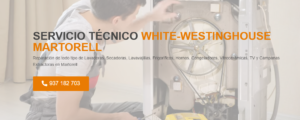 Servicio Técnico White Westinghouse Martorell 934242687