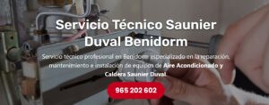 Servicio Técnico Saunier Duval Benidorm Tlf: 965217105