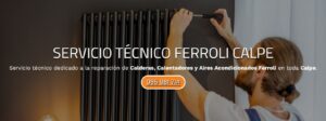 Servicio Técnico Ferroli Calpe Tlf: 965217105