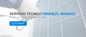 Servicio Técnico Daikin El Masnou 934242687