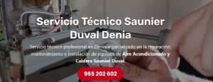 Servicio Técnico Saunier Duval Denia Tlf: 965217105