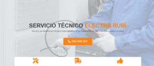 Servicio Técnico Electra Rubí 934242687