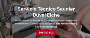 Servicio Técnico Saunier Duval Elche Tlf: 965217105