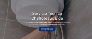 Servicio Técnico Chaffoteaux Elda Tlf: 965217105