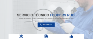 Servicio Técnico Fedders Rubí 934242687