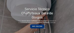 Servicio Técnico Chaffoteaux Gata de Gorgos Tlf: 965217105