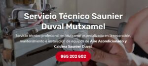 Servicio Técnico Saunier Duval Mutxamel Tlf: 965217105