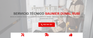 Servicio Técnico Saunier Duval Rubí 934242687