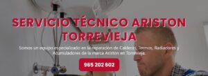 Servicio Técnico Ariston Torrevieja Tlf: 965217105