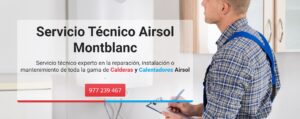 Servicio Técnico Airsol Montblanc 977208381