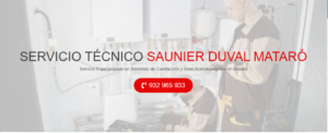 Servicio Técnico Saunier Duval Mataró 934242687