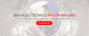 Servicio Técnico Fagor Mataró 934242687