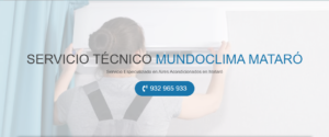 Servicio Técnico Mundoclima Mataró 934242687