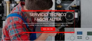 Servicio Técnico Fagor Altea Tlf: 965217105