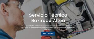 Servicio Técnico Baxiroca Altea Tlf: 965217105