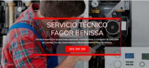 Servicio Técnico Fagor Benissa Tlf: 965217105