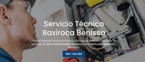 Servicio Técnico Baxiroca Benissa Tlf: 965217105