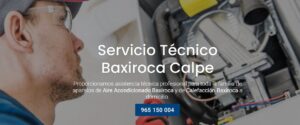 Servicio Técnico Baxiroca Calpe Tlf: 965217105