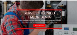 Servicio Técnico Fagor Denia Tlf: 965217105