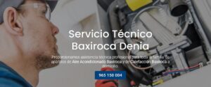 Servicio Técnico Baxiroca Denia Tlf: 965217105